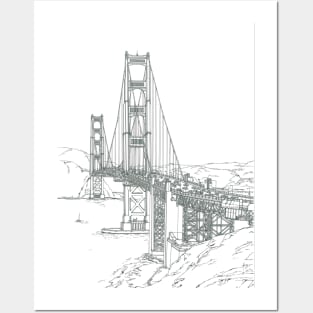 Golden Gate Bridge Posters and Art